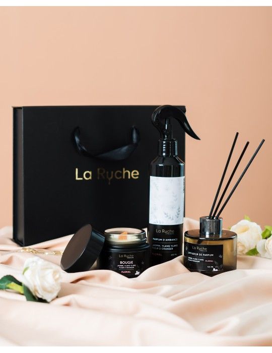 Coffret carré Maison - Florale Jasmin