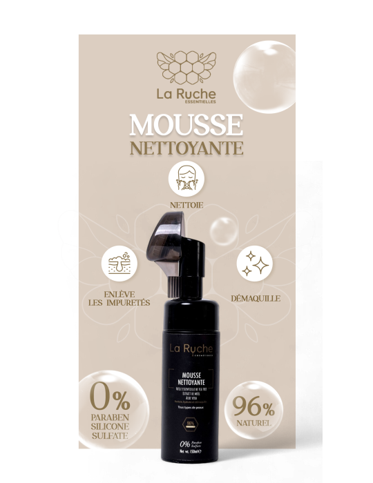 Mousse nettoyante