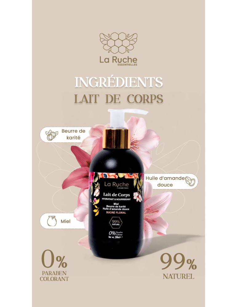 Lait de corps  Sucré  Floral Lait de corps  Sucré  Floral