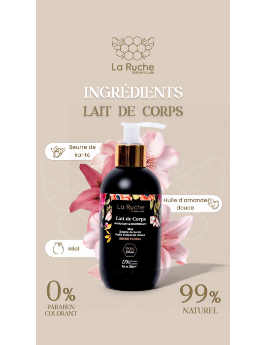 Lait de corps  Sucré  Floral