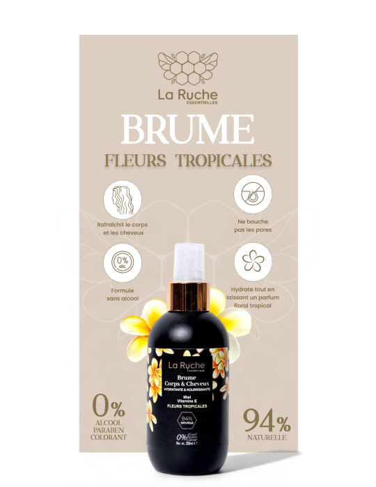 Brume Corps et Cheveux - Fleurs Tropicales
