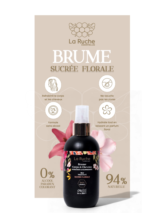 Brume Corps et Cheveux - Sucré Florale