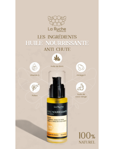 Huile Capillaire - Nourissante et Anti-Chute