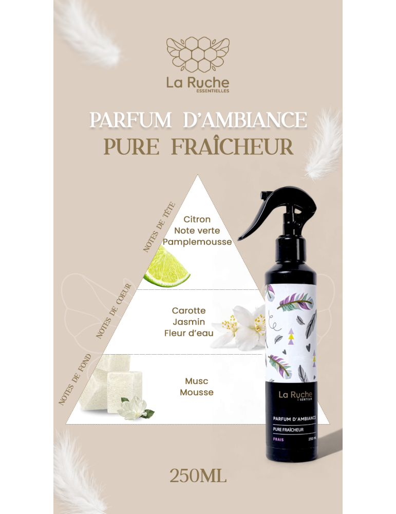 Parfum d’ambiance et linge hypoallergénique - Pure Fraicheur