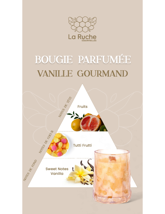 Bougie Parfumée - Vanille Fruité